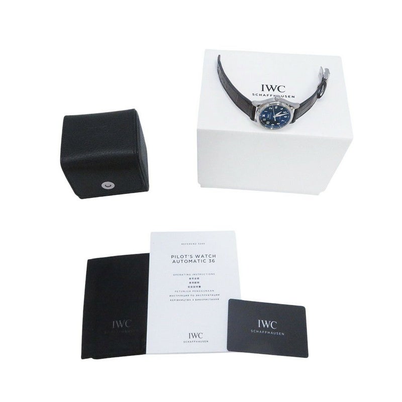 IWC パイロットウォッチ オートマティック36 IW324008 腕時計 ブルー文字盤