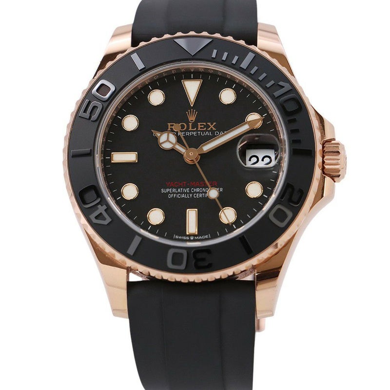 ロレックス ヨットマスター K18PG エバーローズゴールド 268655 ROLEX 腕時計 黒文字盤