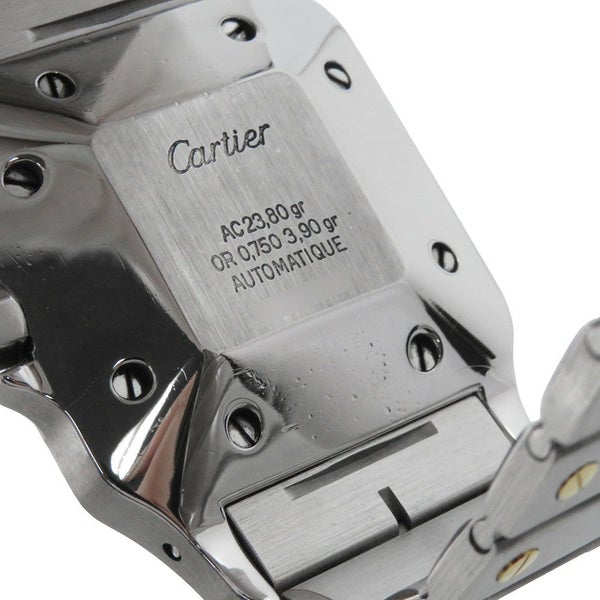 カルティエ サントスガルベ LM 1036288 SS/K18イエローゴールド Cartier 腕時計 白文字盤