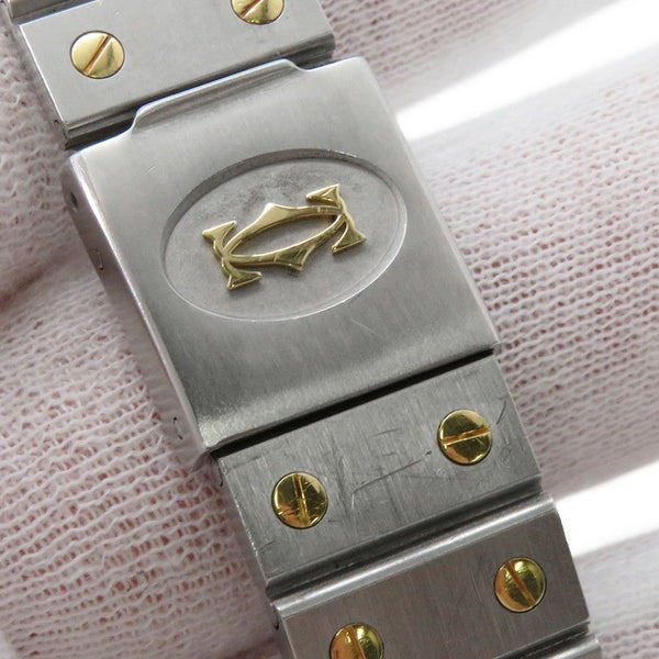 カルティエ サントスガルベ LM 1036288 SS/K18イエローゴールド Cartier 腕時計 白文字盤