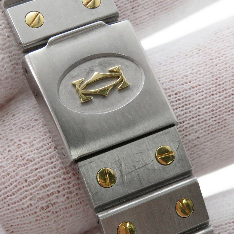 カルティエ サントスガルベ LM 1036288 SS/K18イエローゴールド Cartier 腕時計 白文字盤
