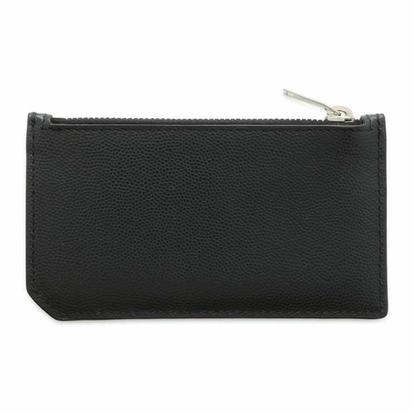 サンローランパリ コインケース 5フラグメント ジップポーチ 458589 小銭入れ カードケース 黒