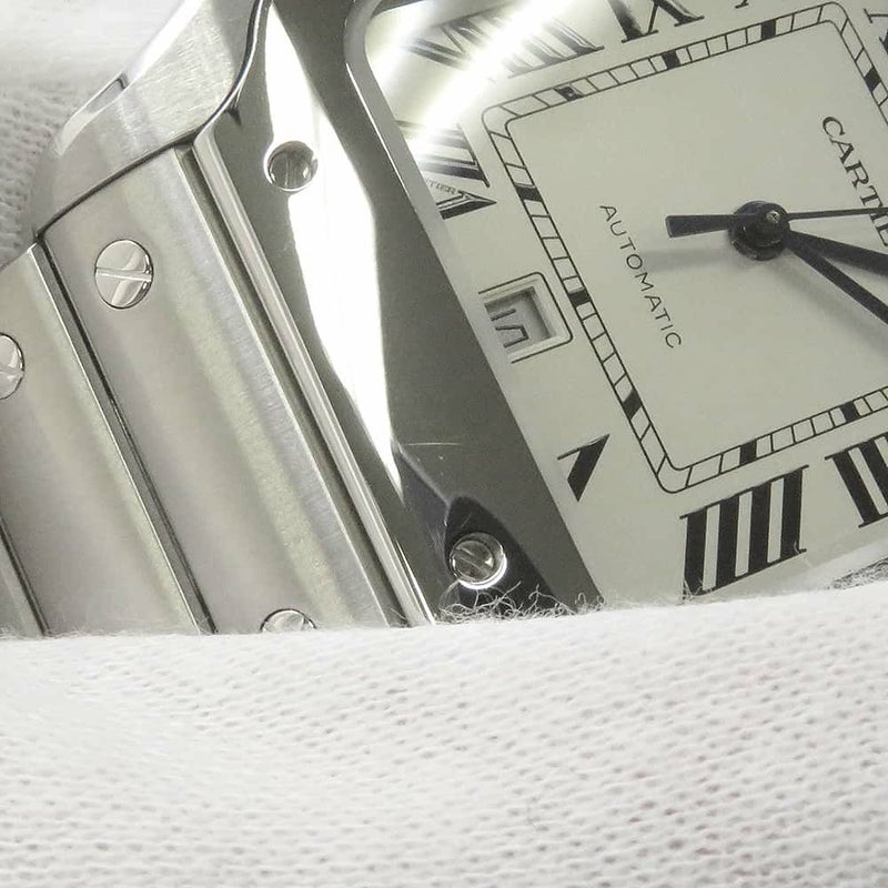 カルティエ サントス ドゥ カルティエ LM WSSA0009 Cartier 腕時計 シルバー文字盤