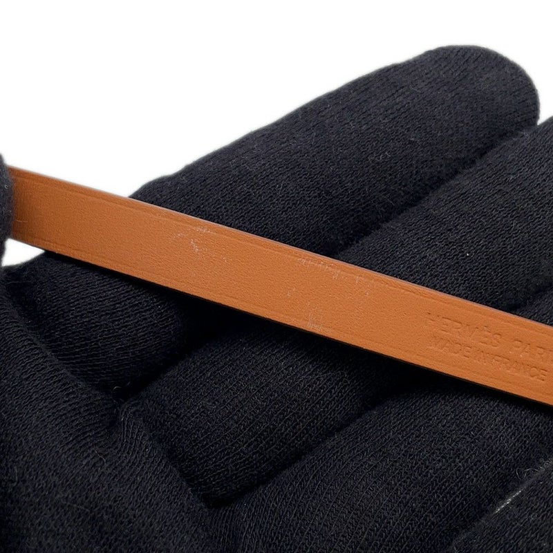 エルメス ブレスレット ケリー ドゥブルトゥール ジョーヌプッサン/シルバー金具 スイフト サイズT2 HERMES アクセサリー