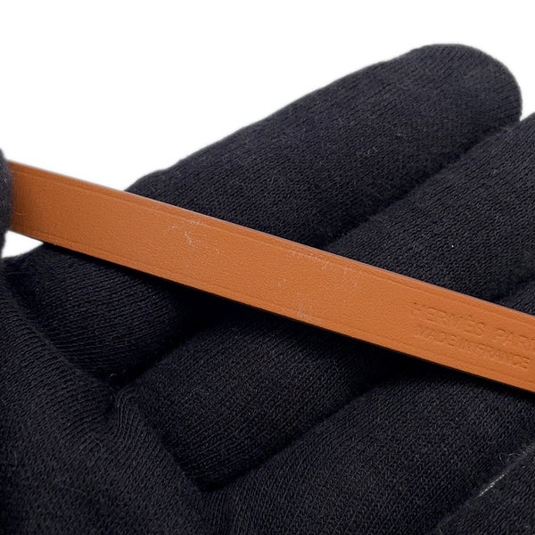 エルメス ブレスレット ケリー ドゥブルトゥール ジョーヌプッサン/シルバー金具 スイフト サイズT2 HERMES アクセサリー