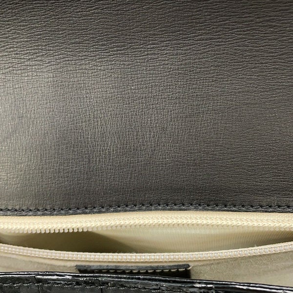 サルヴァトーレ・フェラガモ ハンドバッグ ガンチーニ クロコダイル 214868 Ferragamo 黒