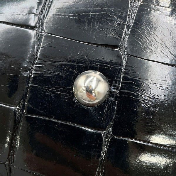 サルヴァトーレ・フェラガモ ハンドバッグ ガンチーニ クロコダイル 214868 Ferragamo 黒