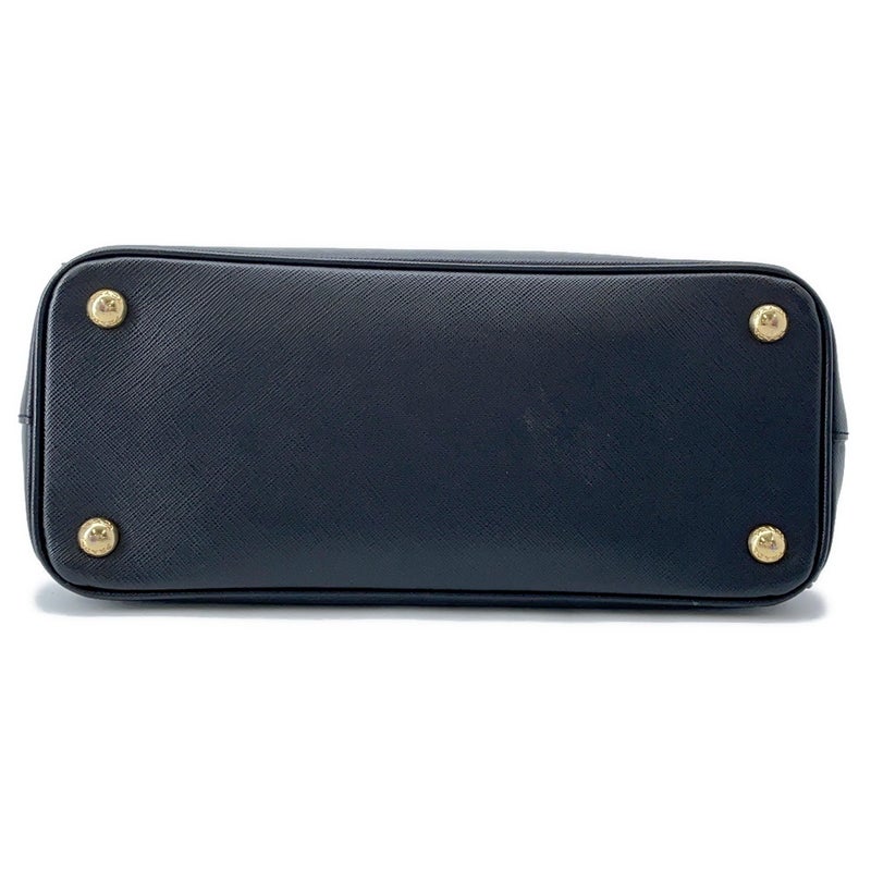 プラダ ハンドバッグ サフィアーノ ガレリア クロコダイル 1BA863 PRADA 2way 黒