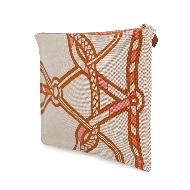 エルメス フラットポーチ トレサージュ マランGM HERMES 小物入れ 化粧ポーチ