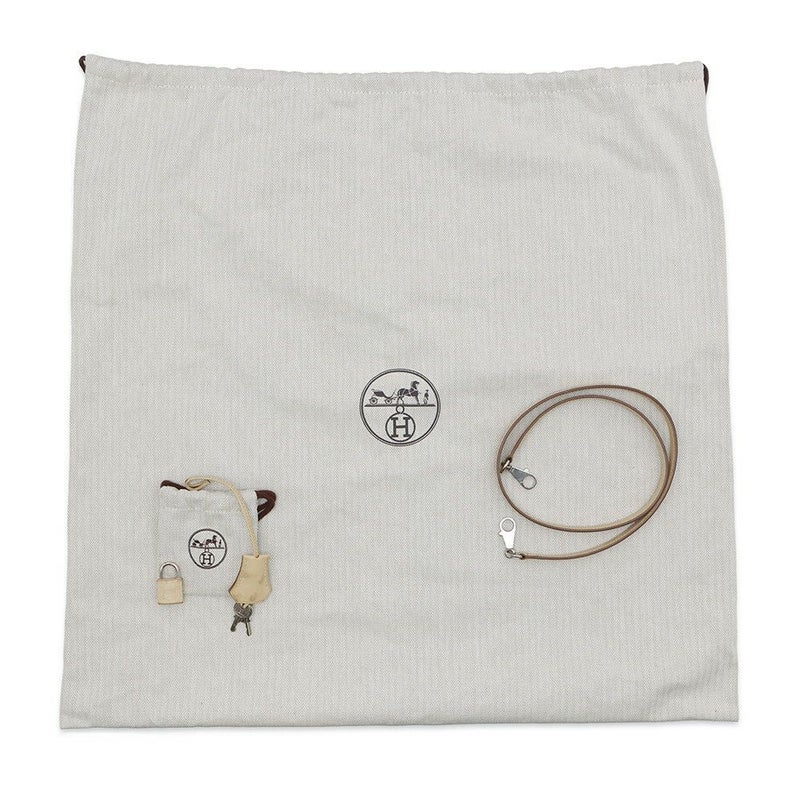 エルメス ハンドバッグ ケリー28 外縫い パーシュマン/シルバー金具 オーストリッチ T刻印 2wayショルダー