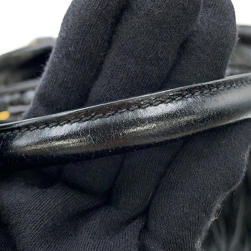 ミュウミュウ ハンドバッグ マテラッセ レザー 5BB072 MIUMIU 2way 黒 アウトレット品