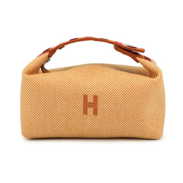 エルメス ポーチ ブリッド・ア・ブラックPM オカレ フォーヴ/シルバー金具 ウール HERMES ポーチ