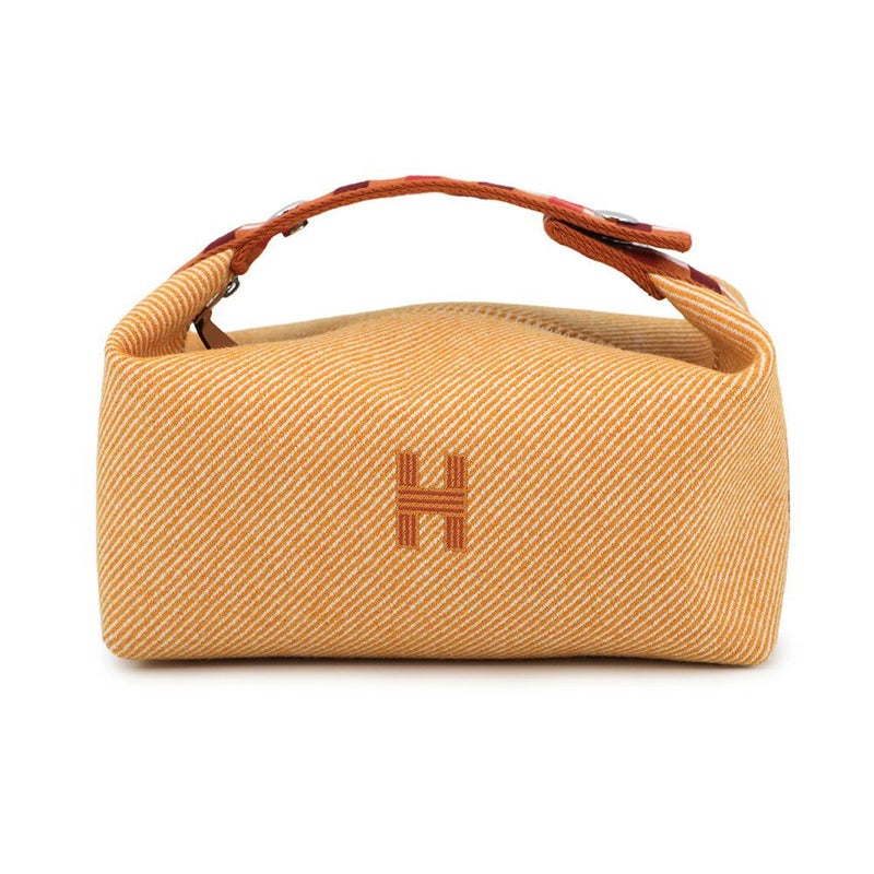 エルメス ポーチ ブリッド・ア・ブラックPM オカレ フォーヴ/シルバー金具 ウール HERMES ポーチ