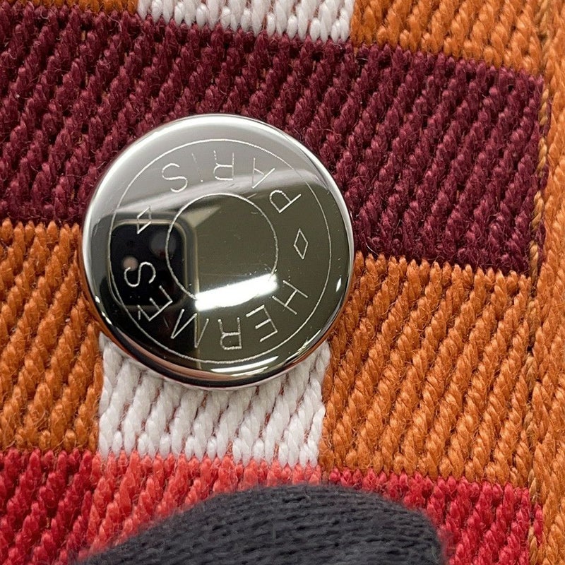 エルメス ポーチ ブリッド・ア・ブラックPM オカレ フォーヴ/シルバー金具 ウール HERMES ポーチ