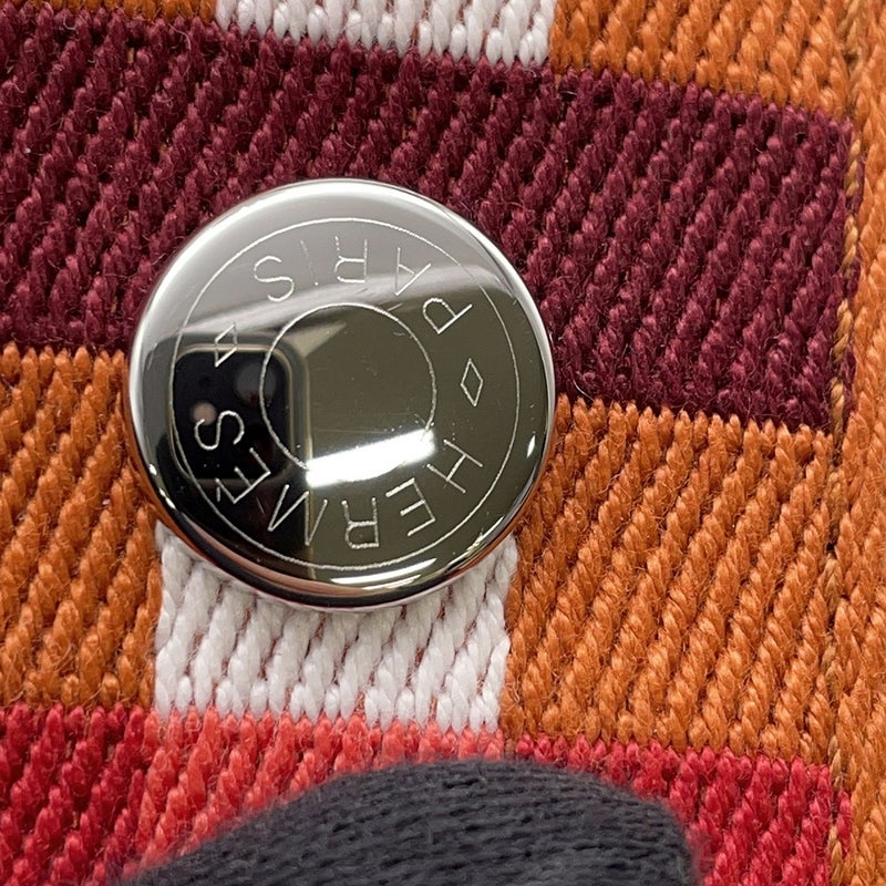 エルメス ポーチ ブリッド・ア・ブラックPM オカレ フォーヴ/シルバー金具 ウール HERMES ポーチ