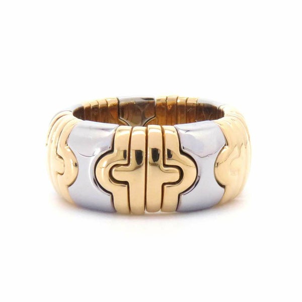 ブルガリ リング パレンテシ K18YGイエローゴールド/SSステンレススチール リングサイズ12号 BVLGARI 指輪