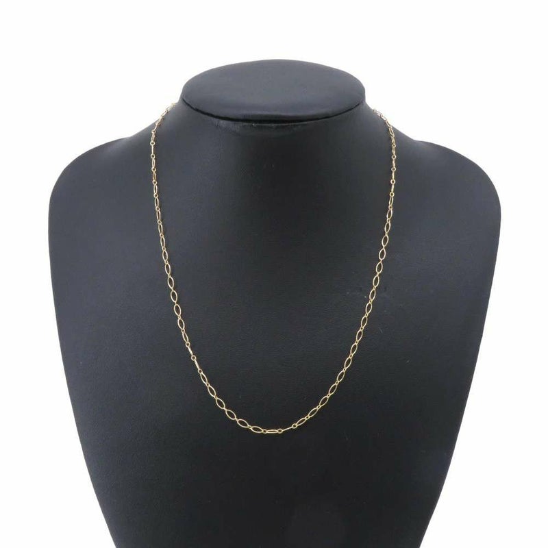 ティファニー ネックレス オーバルリンク チェーン ネックレス K18YGイエローゴールド Tiffany&Co. ジュエリー