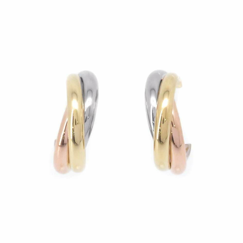カルティエ ピアス トリニティ K18YG/K18WG/K18PG B8017100 Cartier