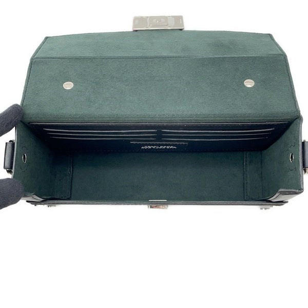 フェンディ ショルダーバッグ ソフトトランク バゲット レザー 7VA565 FENDI マークジェイコブスコラボ 黒