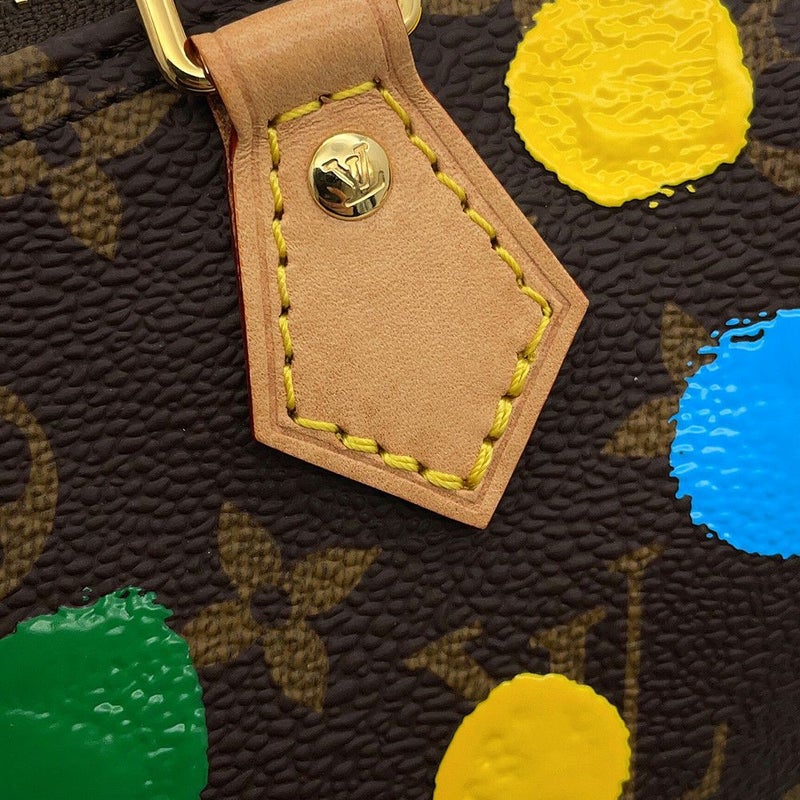 ルイヴィトン ハンドバッグ モノグラム/ペインティッド ドット LV X YK ナノ・スピーディ M81979 ヴィトン 2way 草間彌生