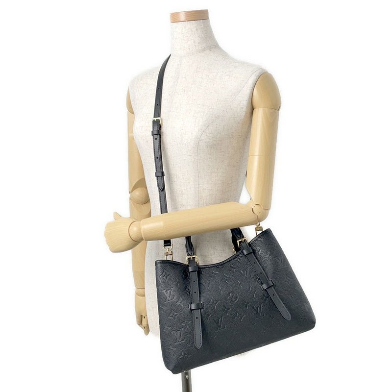 ルイヴィトン ハンドバッグ モノグラム・アンプラント バビロン・トートPM M11393 2wayショルダーバッグ 黒 ブラック