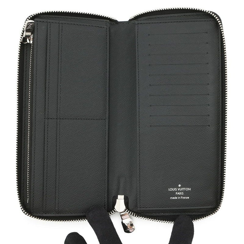 ルイヴィトン 長財布 ダミエ・グラフィット ジッピーウォレット・ヴェルティカル N63095 メンズ 黒