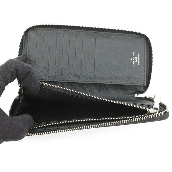 ルイヴィトン 長財布 ダミエ・グラフィット ジッピーウォレット・ヴェルティカル N63095 メンズ 黒