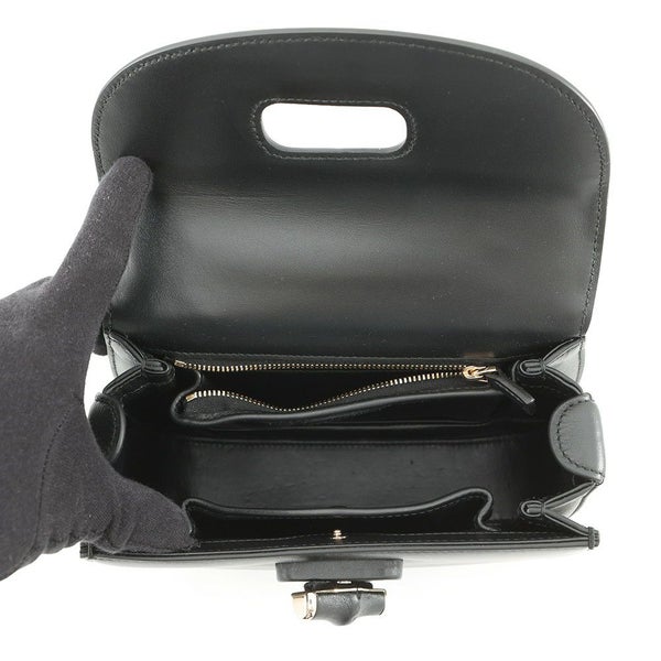 グッチ ハンドバッグ バンブー 1947 トップハンドルバッグ スモール 827815 GUCCI 2wayショルダーバッグ 黒