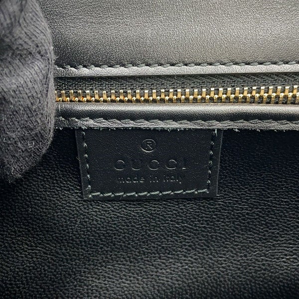 グッチ ハンドバッグ バンブー 1947 トップハンドルバッグ スモール 827815 GUCCI 2wayショルダーバッグ 黒