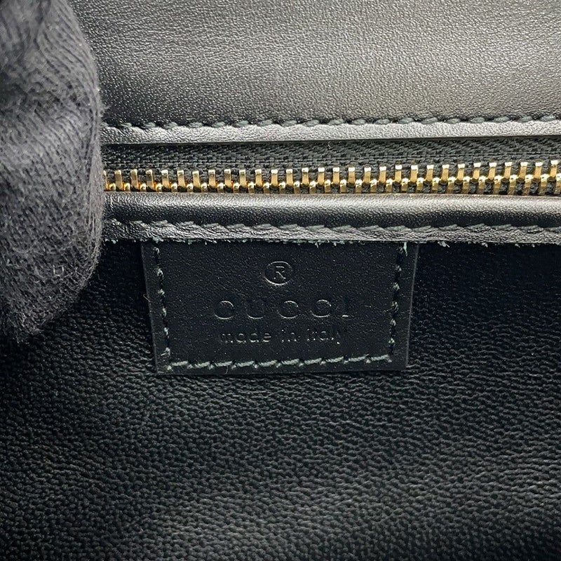 グッチ ハンドバッグ バンブー 1947 トップハンドルバッグ スモール 827815 GUCCI 2wayショルダーバッグ 黒