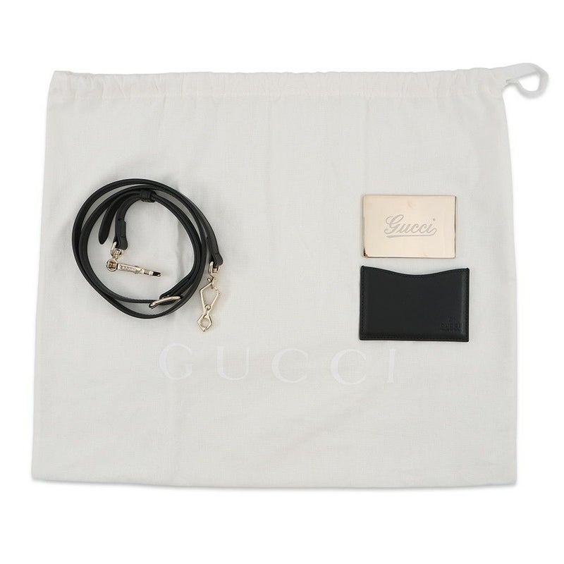 グッチ ハンドバッグ バンブー 1947 トップハンドルバッグ スモール 827815 GUCCI 2wayショルダーバッグ 黒