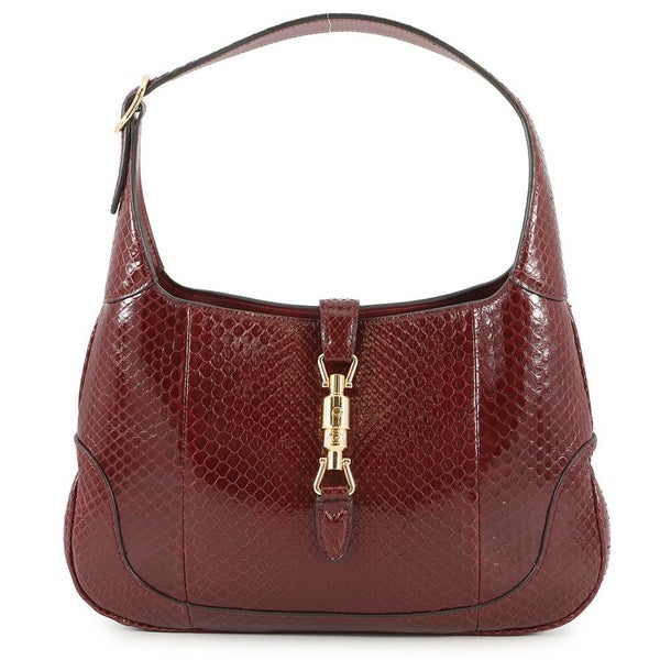 グッチ ショルダーバッグ ジャッキー ホーボーバッグ ミディアム パイソン 550152 GUCCI バッグ ワンショルダー