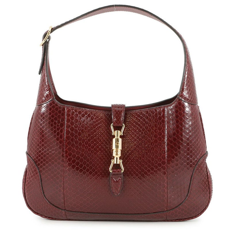 グッチ ショルダーバッグ ジャッキー ホーボーバッグ ミディアム パイソン 550152 GUCCI バッグ ワンショルダー