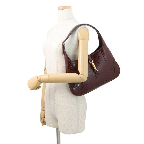 グッチ ショルダーバッグ ジャッキー ホーボーバッグ ミディアム パイソン 550152 GUCCI バッグ ワンショルダー