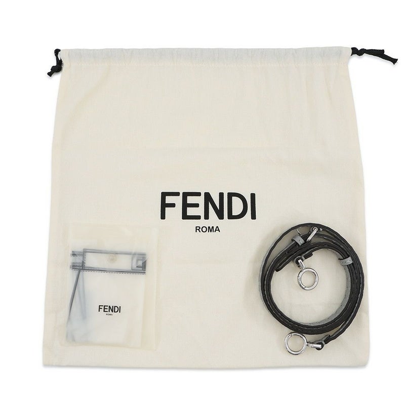 フェンディ ハンドバッグ ミニ ピーカブー セレリア レザー パイソン 8BN244 FENDI バッグ 2WAYショルダーバッグ