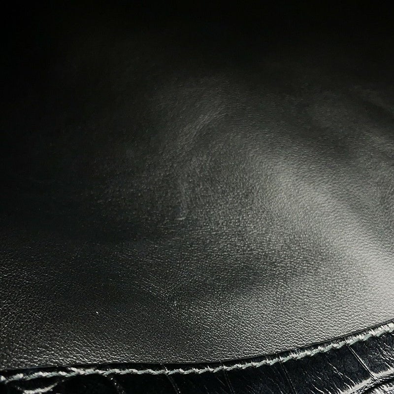 バレンシアガ ハンドバッグ ロデオ ミディアム クロコダイル型押し 789772 BALENCIAGA 2wayショルダーバッグ 黒