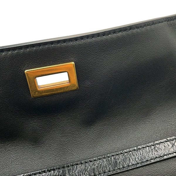 バレンシアガ ハンドバッグ ロデオ ミディアム クロコダイル型押し 789772 BALENCIAGA 2wayショルダーバッグ 黒