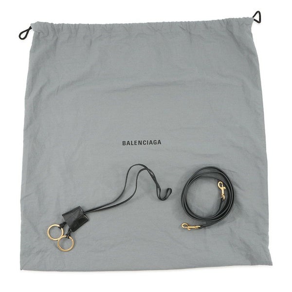 バレンシアガ ハンドバッグ ロデオ ミディアム クロコダイル型押し 789772 BALENCIAGA 2wayショルダーバッグ 黒