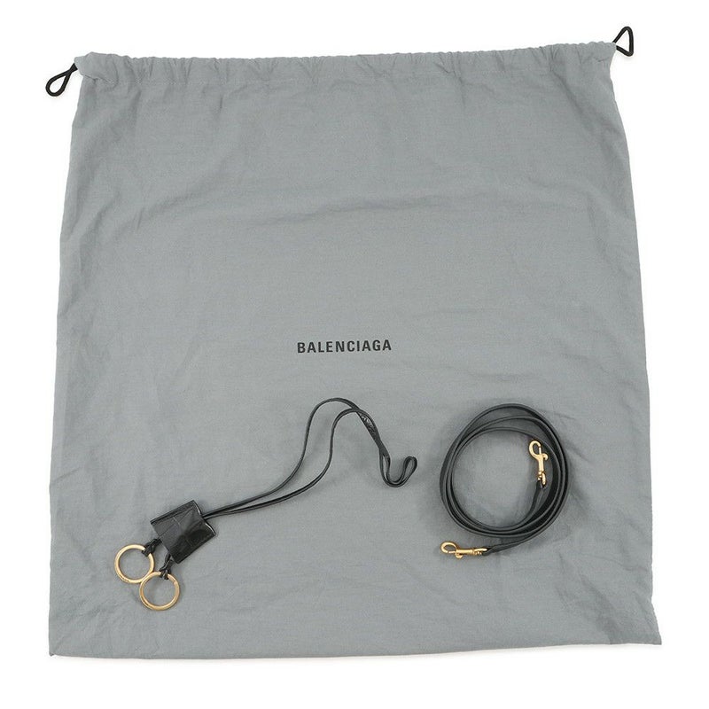 バレンシアガ ハンドバッグ ロデオ ミディアム クロコダイル型押し 789772 BALENCIAGA 2wayショルダーバッグ 黒