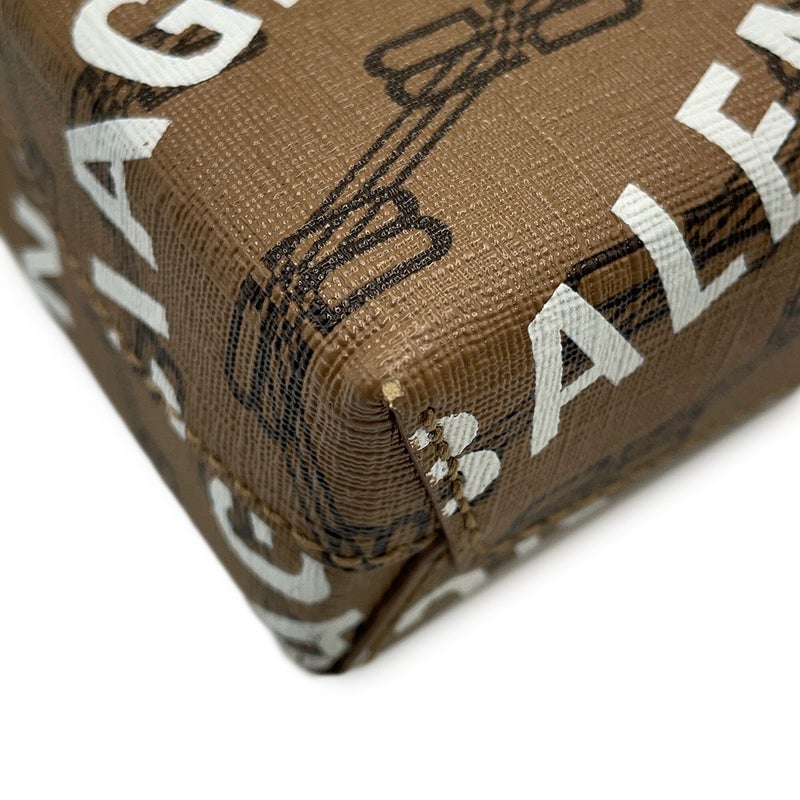 バレンシアガ ハンドバッグ ラージ ショッピングバッグ ロゴ PVC/レザー 693805 BALENCIAGA 2way