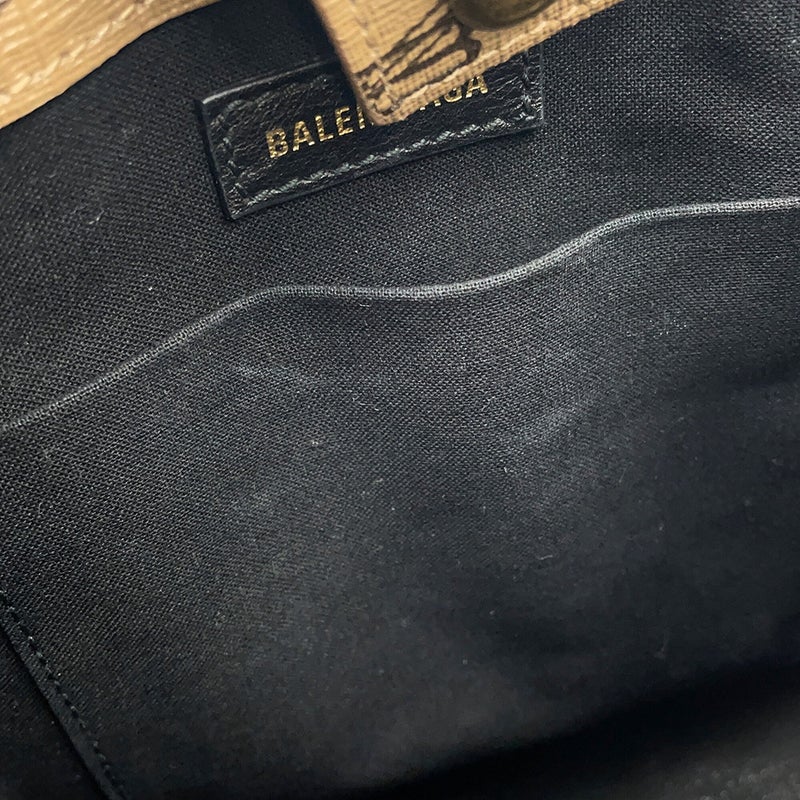 バレンシアガ ハンドバッグ ラージ ショッピングバッグ ロゴ PVC/レザー 693805 BALENCIAGA 2way