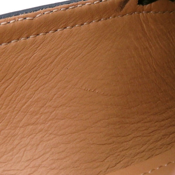 ルイヴィトン ローファー レザー LVロゴ モカシン メンズサイズ9 LOUIS VUITTON ヴィトン 靴 ブラック 黒