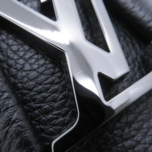 ルイヴィトン ローファー レザー LVロゴ モカシン メンズサイズ9 LOUIS VUITTON ヴィトン 靴 ブラック 黒