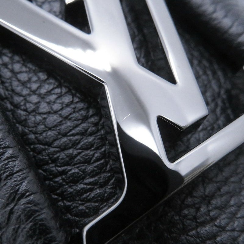 ルイヴィトン ローファー レザー LVロゴ モカシン メンズサイズ9 LOUIS VUITTON ヴィトン 靴 ブラック 黒