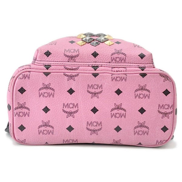 エムシーエム リュックサック ヴィセトス スタークブロック スタッズ バックパック レザー MMK5SVE52PK001 MCM バッグ