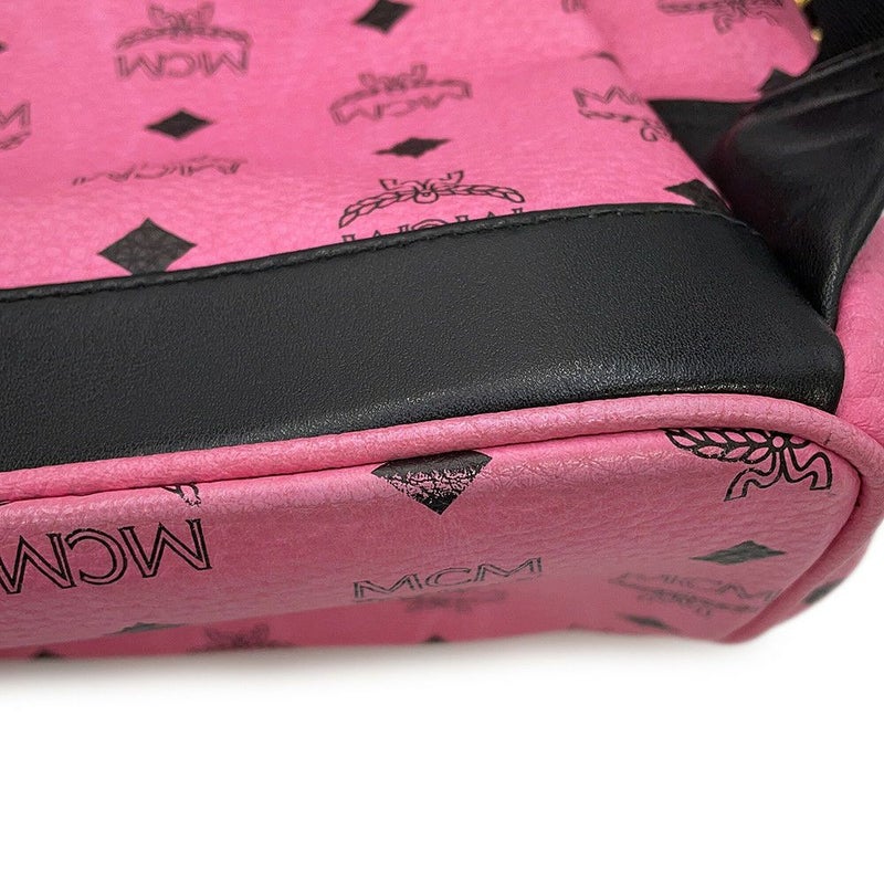 エムシーエム リュックサック ヴィセトス スタークブロック スタッズ バックパック レザー MMK5SVE52PK001 MCM バッグ