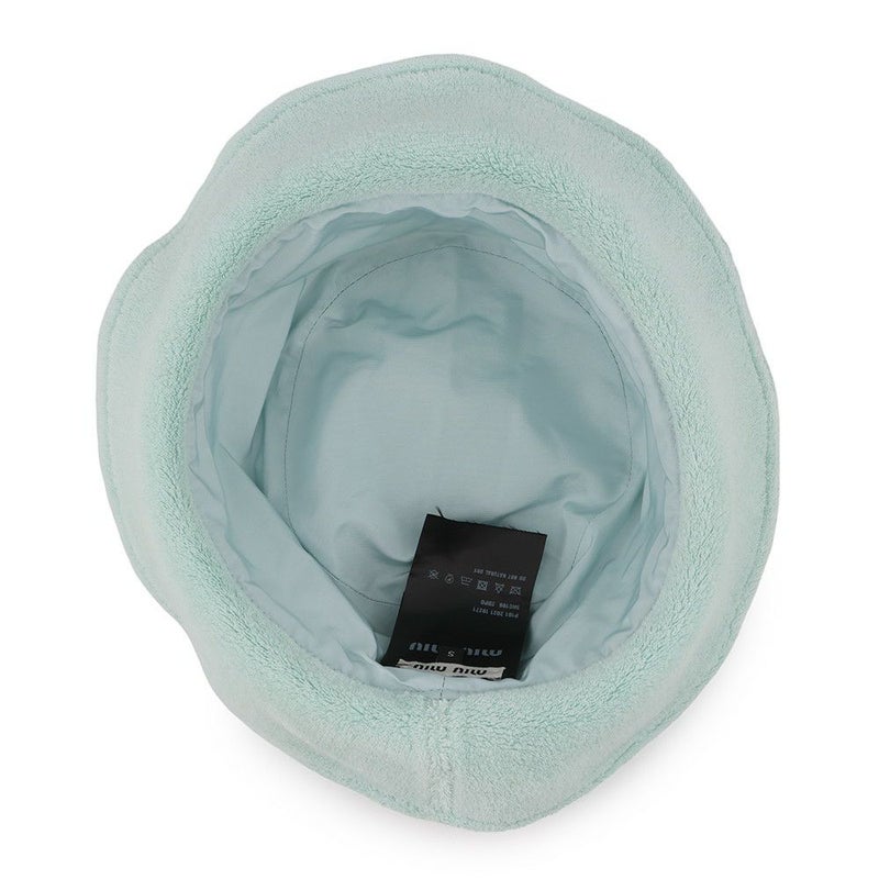 ミュウミュウ ハット ロゴ コットン サイズS MIUMIU 帽子