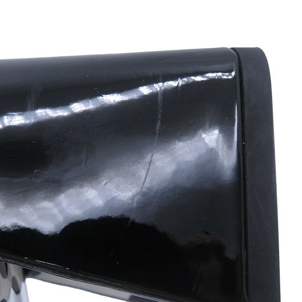 ルイヴィトン ブーツ パテントレザー/インフィニティ・ドット LV × YK ショートブーツ レディースサイズ36 靴 草間彌生 ブラック 黒