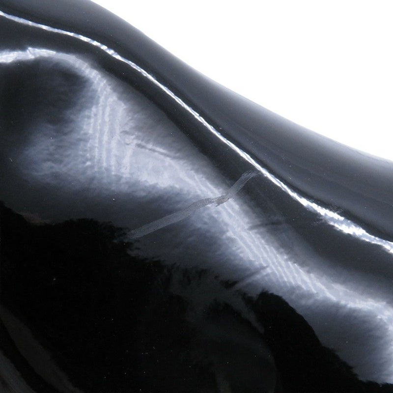 ルイヴィトン ブーツ パテントレザー/インフィニティ・ドット LV × YK ショートブーツ レディースサイズ36 靴 草間彌生 ブラック 黒