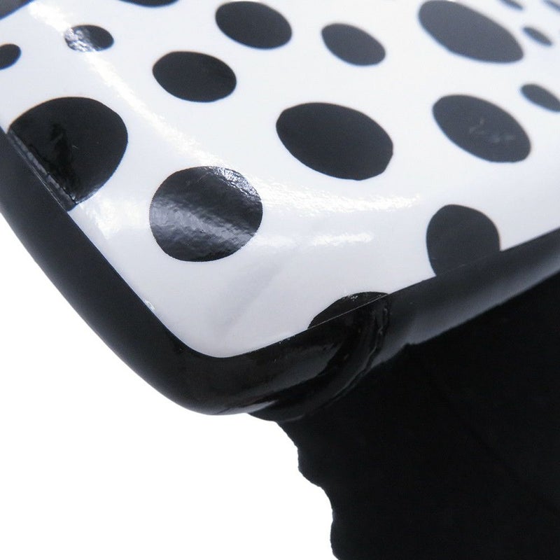 ルイヴィトン ブーツ パテントレザー/インフィニティ・ドット LV × YK ショートブーツ レディースサイズ36 靴 草間彌生 ブラック 黒